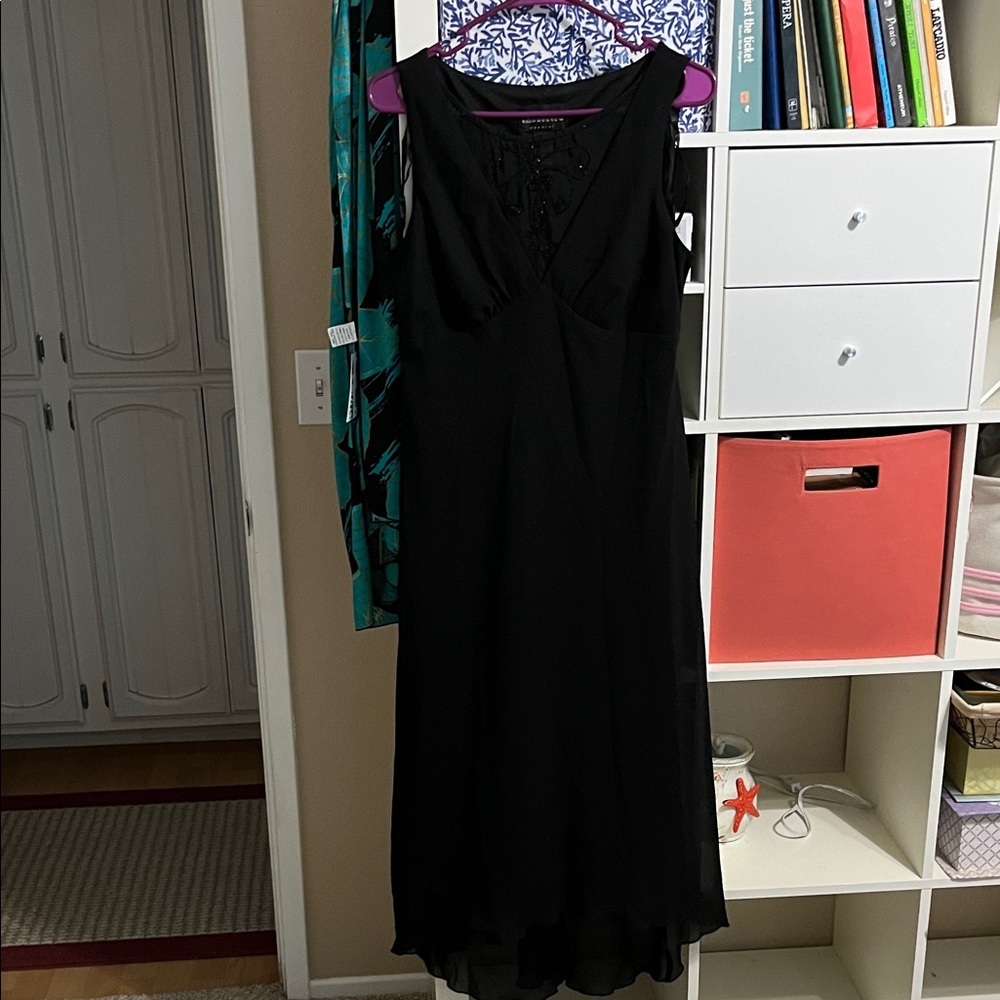 Connected Apparel Black Maxi Dress